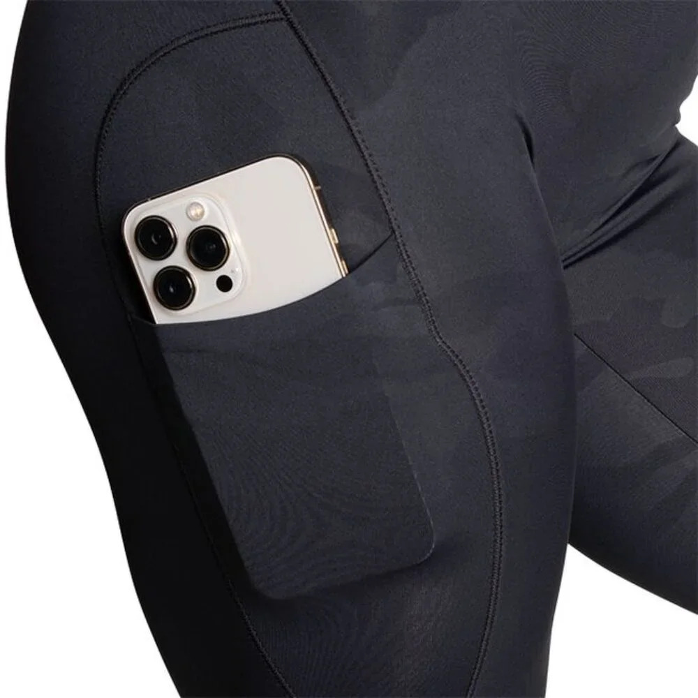 Better Bodies High Waist Leggings, Black Camo - Picture 3 of 5